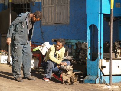 Pojat töissä Etiopia